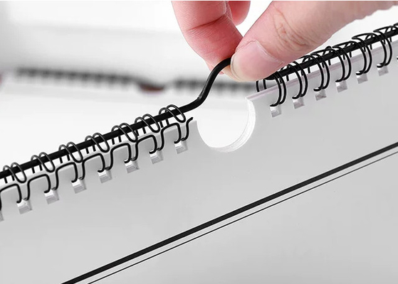 دستگاه صحافی فنری دوگانه مارپیچ نیمه اتوماتیک برای دفترچه یادداشت، آویز و تقویم MF-SDM520