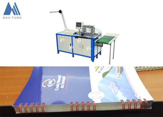 دستگاه صحافی سیم دوتایی نیمه اتوماتیک چین برای صحافی سیم دفترچه یادداشت MF-SDM520