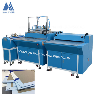دستگاه صحافی جلد سخت دو ایستگاهی Maufung برای ساخت جلد سخت کتاب MF-SCM500A2