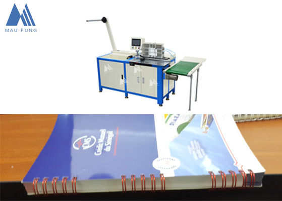 دستگاه صحافی سیم دوتایی نیمه اتوماتیک چین برای صحافی سیم دفترچه یادداشت MF-SDM520